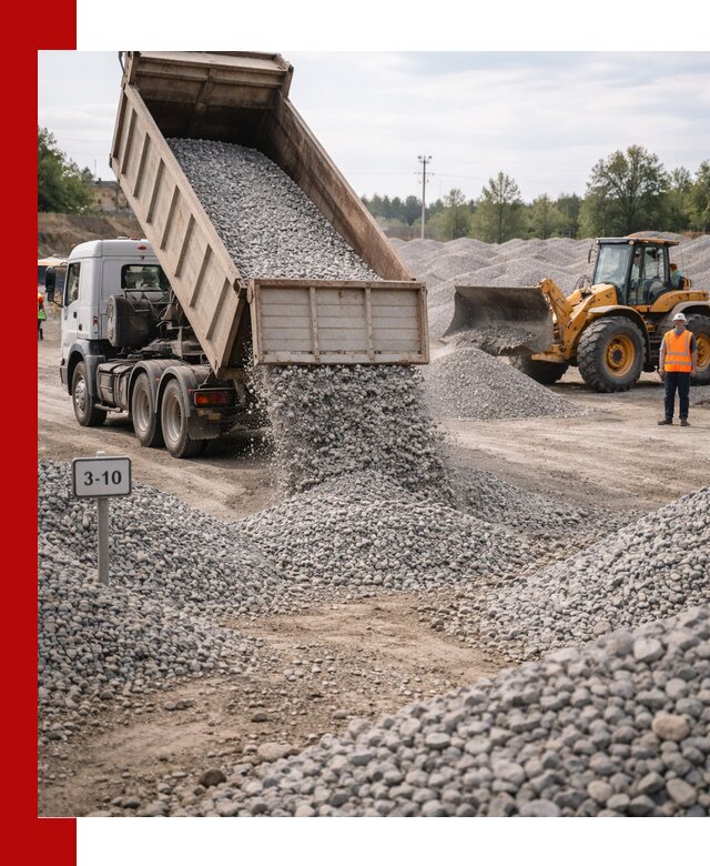 Гранитный щебень фракции 3–10: доставка и продажа в Краснотурьинске