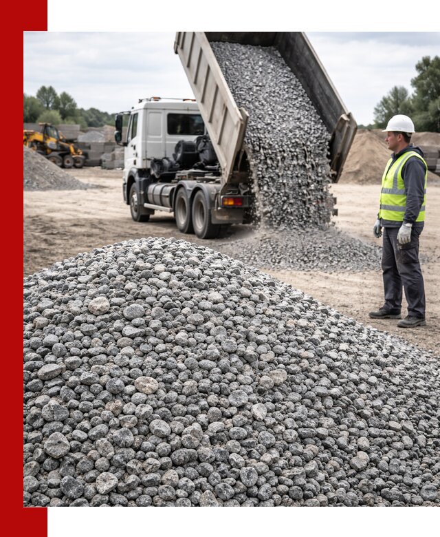 Доставка и продажа гранитного щебня фракции 5-20 в Краснотурьинске