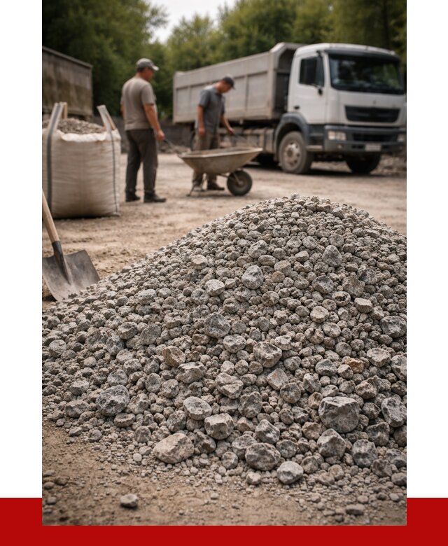 Гранитный щебень фракция 20-40 в Краснотурьинске от 3403 руб. ПРОНЕРУДКту