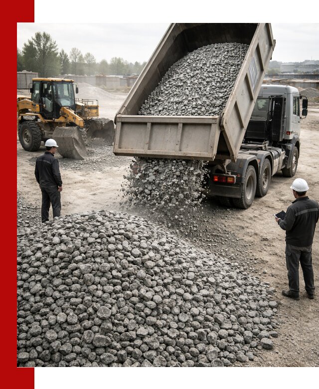 Доставка гранитного щебня фракции 20-40 в Краснотурьинске