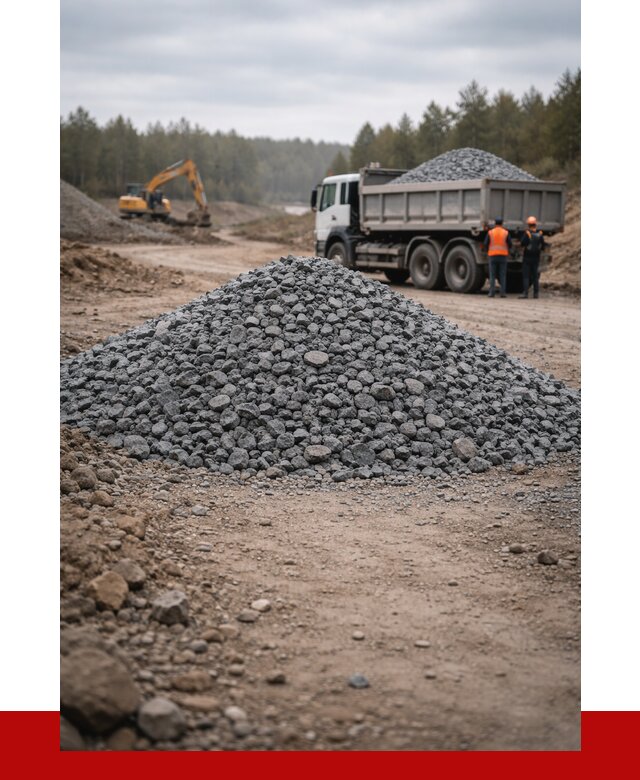 Щебень габбро диабаз фракция 40-70 в Краснотурьинске от 2339 р-ПРОНЕРУДКту