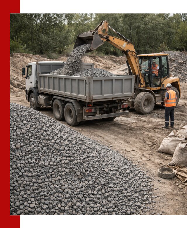 Доставка гравийного щебня в Краснотурьинске оптом и в розницу