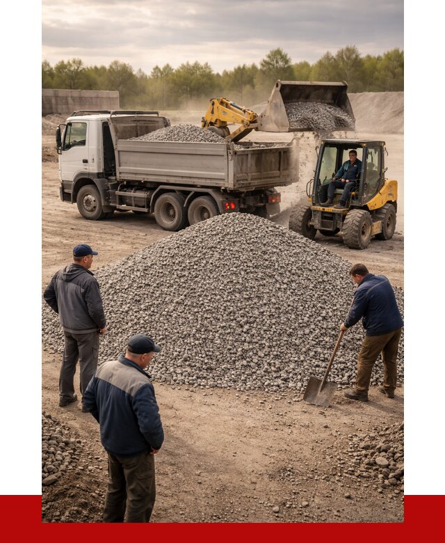 Гравийный щебень фракция 5-20 в Краснотурьинске от 2552 р. ПРОНЕРУДКту