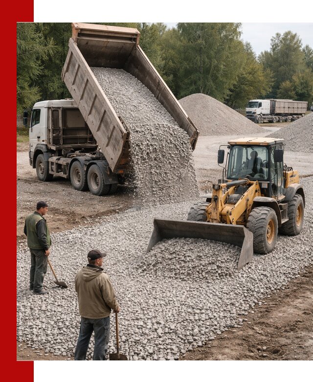 Купить гравийный щебень фракция 20-40 в Краснотурьинске с доставкой