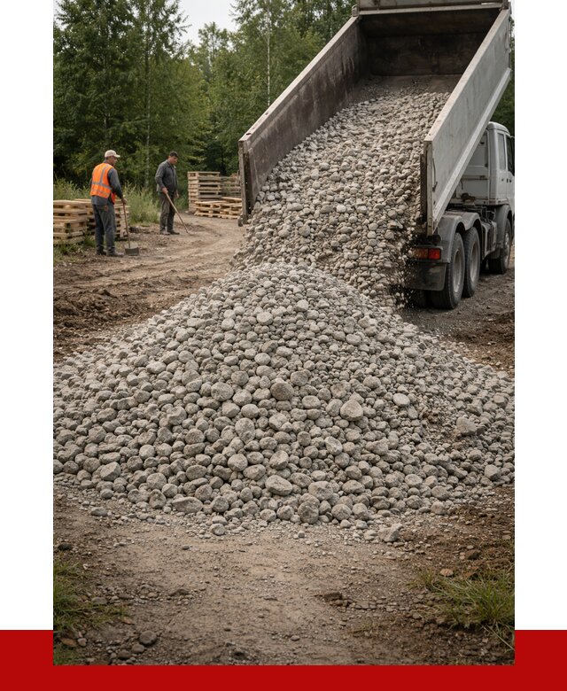 гравийный щебень фракция 70-120 в Краснотурьинске от 2605 р. ПРОНЕРУДКту