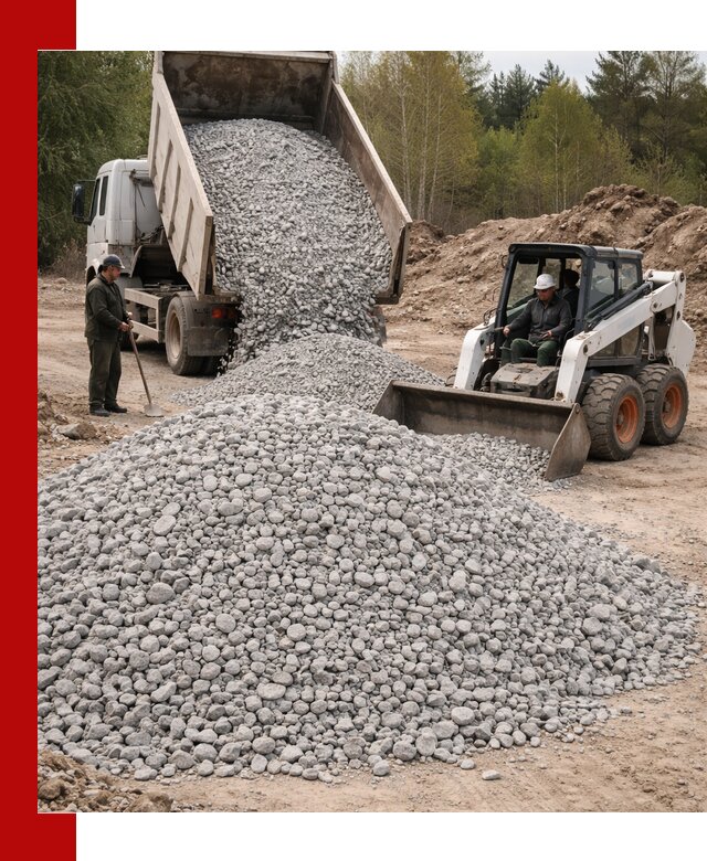 Доставка доломитового щебня в Краснотурьинске напрямую от карьера