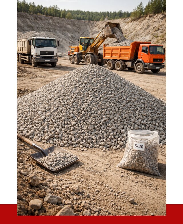 Доломитовый щебень фр. 5-20 в Краснотурьинске от 4466 р. | ПРОНЕРУДКту