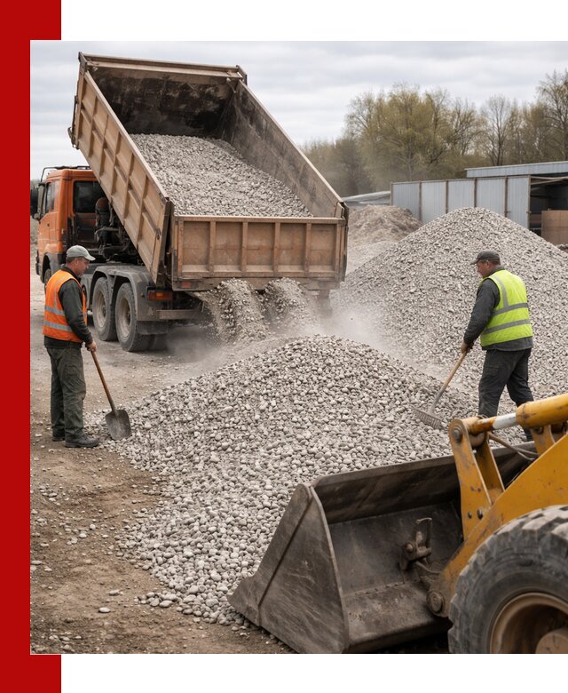 Доломитовый щебень фракции 5-20 с доставкой в Краснотурьинске