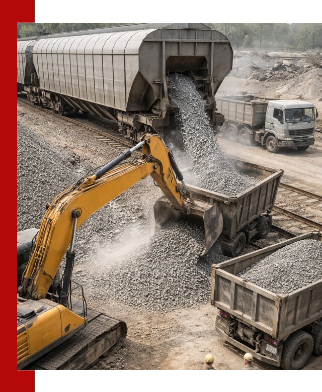 Доставка железнодорожного щебня в Краснотурьинске крупными партиями быстрого отгруза