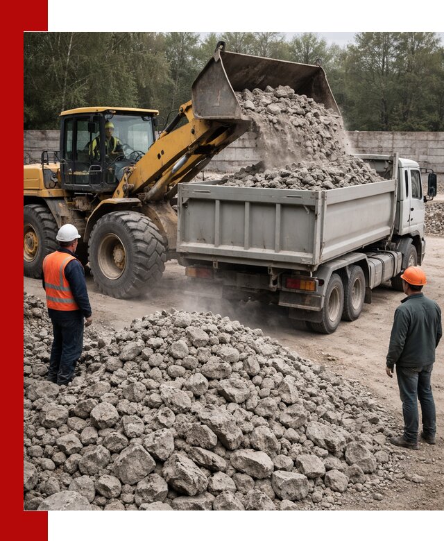 Вторичный щебень фракция 70–150 в Краснотурьинске с доставкой