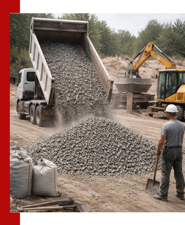 Доставка и продажа бетонного щебня в Краснотурьинске