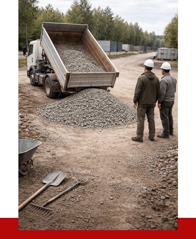 Бетонный щебень фракция 5-20 в Краснотурьинске от 3403 р., ПРОНЕРУДКту