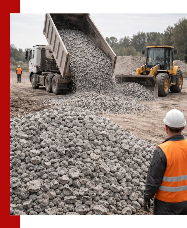 Доставка бетонного щебня фракции 20-40 в Краснотурьинске