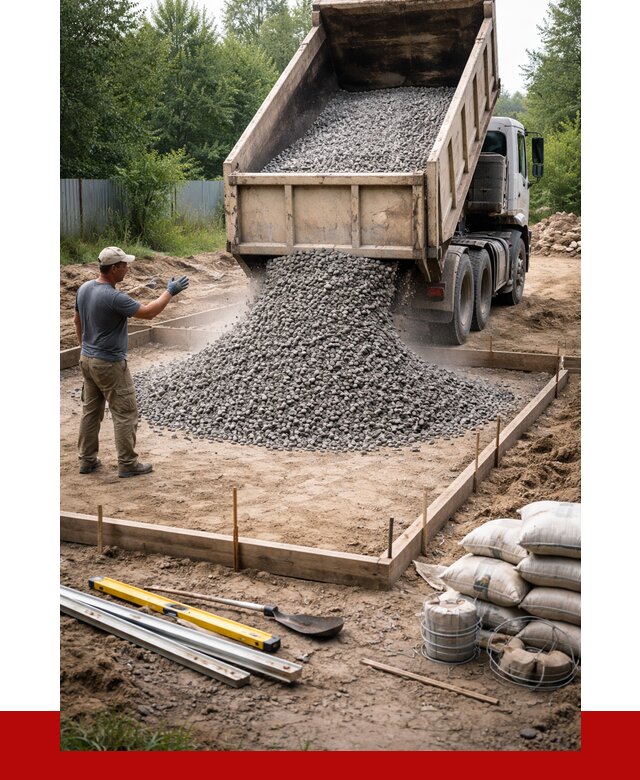 Купить щебень для фундамента в Краснотурьинске от 4785 р. | ПРОНЕРУДКту