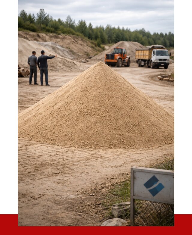 Карьерный песок навалом в Краснотурьинске от 1914 р. | ПРОНЕРУДКту
