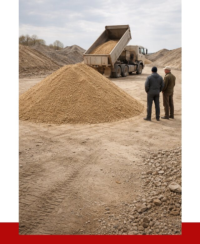 Карьерный песок крупнозернистый в Краснотурьинске от 9038 р | ПРОНЕРУДКту