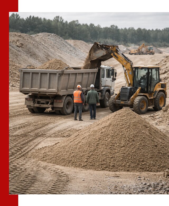 Карьерный среднезернистый песок с доставкой в Краснотурьинске