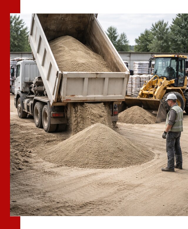 Поставка и доставка песка для бетона в Краснотурьинске