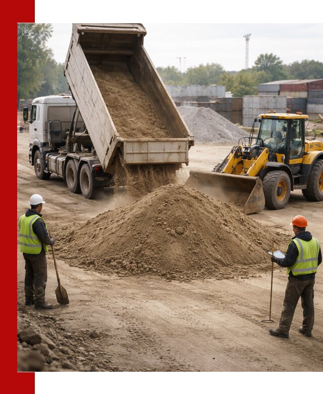 Доставка и продажа пескогрунта оптом и в розницу в Краснотурьинске