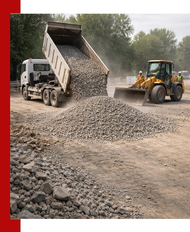 Гравий фракция 5–20 доставка в Краснотурьинске оптом и в розницу