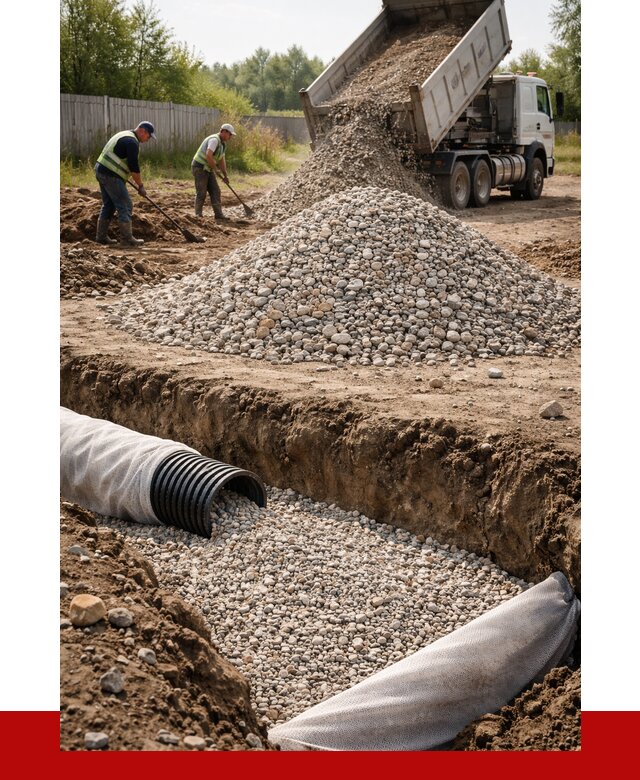 Гравий для дренажа в Краснотурьинске от 2339 р., доставка ПРОНЕРУДКту