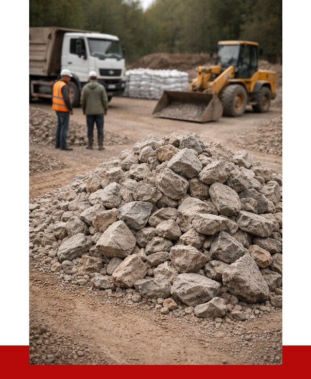 Купить бутовый камень с доставкой в Краснотурьинске от 2446 р. | ПРОНЕРУДКту