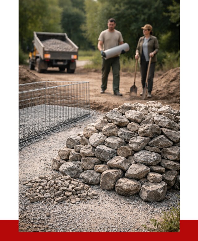 Камень для габионов фракция 100-200 в Краснотурьинске от 5104 р. | ПРОНЕРУДКту