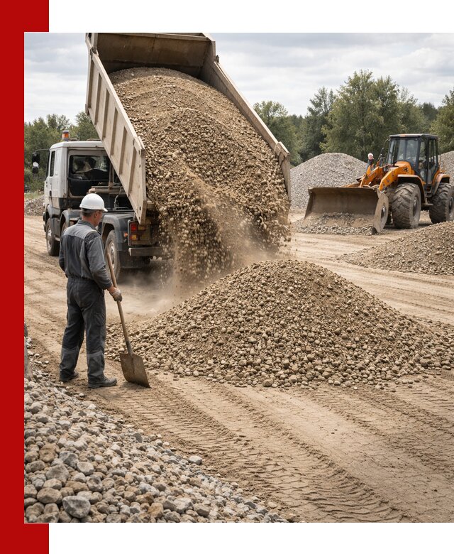 Доставка щпс С3 в Краснотурьинске самосвалами и бортовыми грузовиками