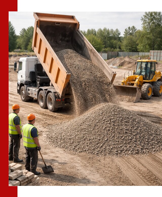 Доставка щебёночно-песчаной смеси ЩПС С7 в Краснотурьинске