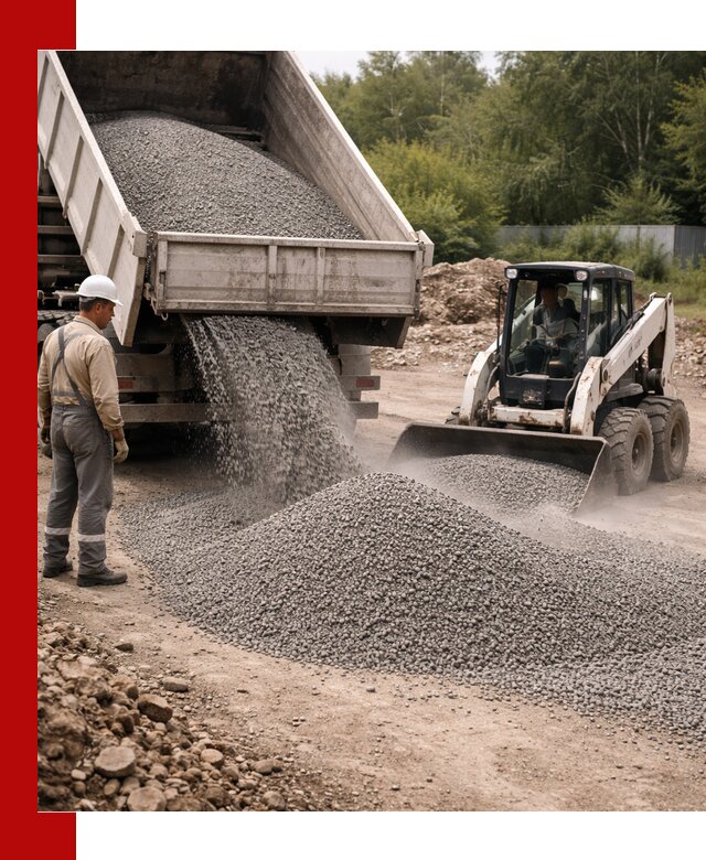 Доставка гравийного отсева 0-5 в Краснотурьинске оптом и в розницу