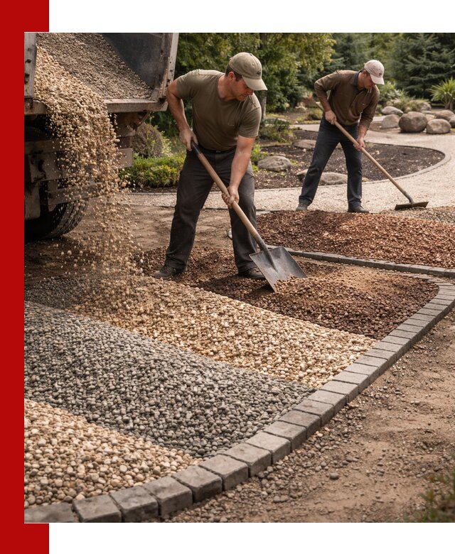 Декоративная крошка для ландшафта в Краснотурьинске — продажа и доставка