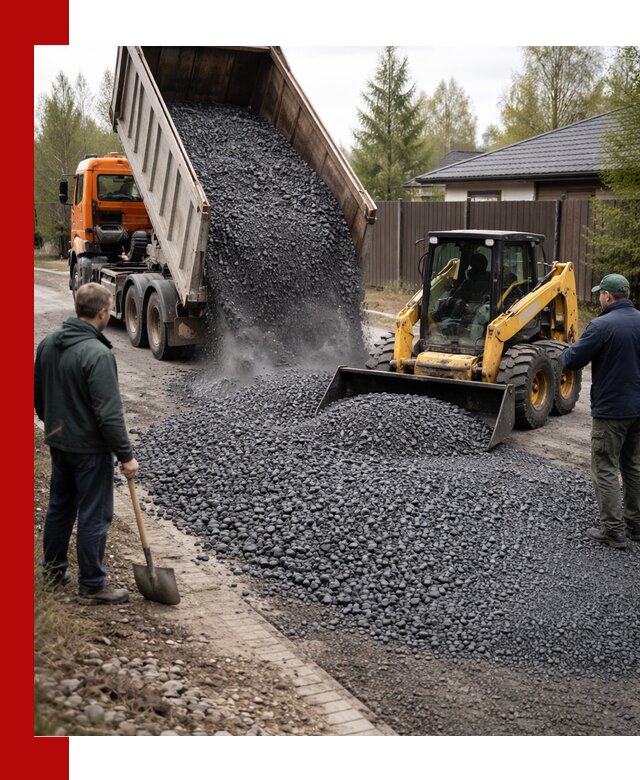 Крошка габбро с доставкой в Краснотурьинске для строительных работ