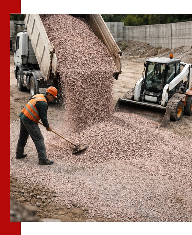 Крошка розовый гранит с доставкой в Краснотурьинске от производителя