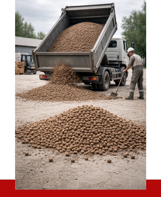 Керамзит с доставкой в Краснотурьинске от 4466 р. за м3 | ПРОНЕРУДКту