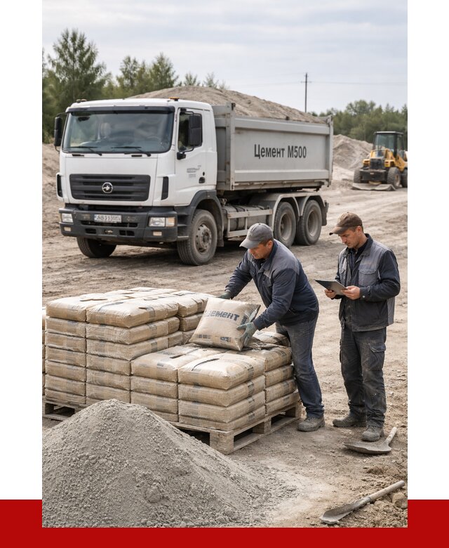 Купить цемент м500 с доставкой в Краснотурьинске от 5529 р. | ПРОНЕРУДКту