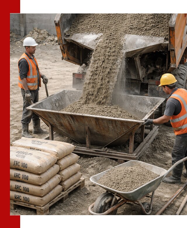 Доставка цементно-песчаной смеси М100 в Краснотурьинске