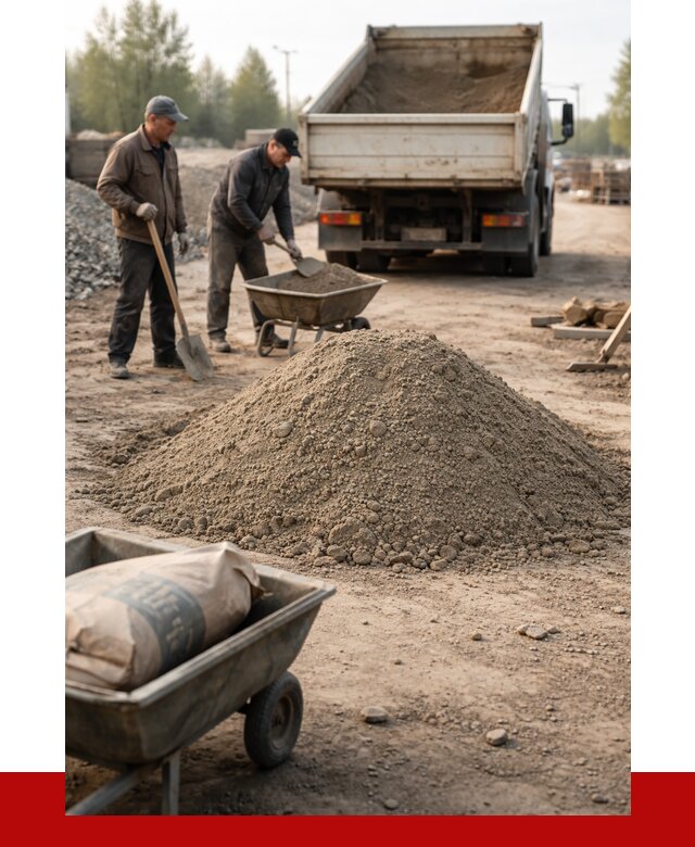 Цементно-песчаная смесь М150 в Краснотурьинске от 4998 р. | ПРОНЕРУДКту