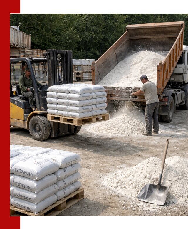 Доставка строительной извести оптом и в розницу в Краснотурьинске
