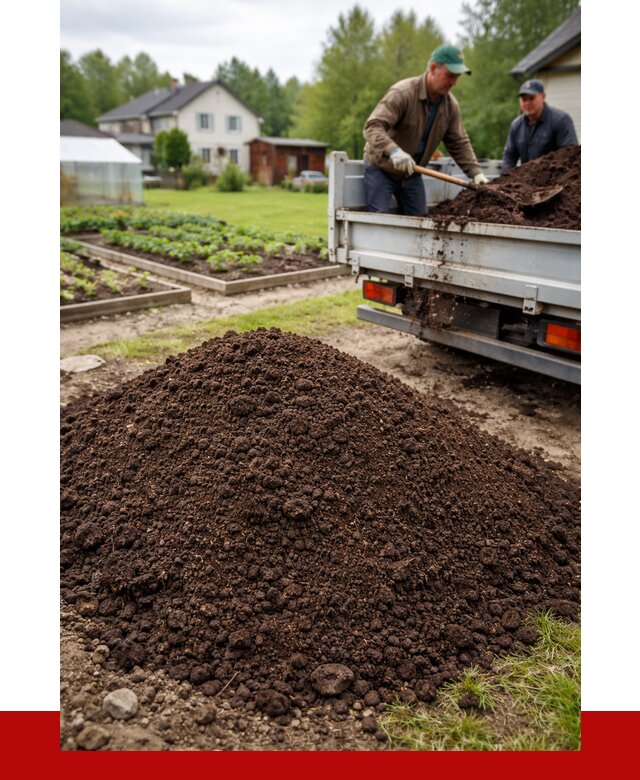 Плодородный грунт в Краснотурьинске с доставкой от 4466 р. | ПРОНЕРУДКту