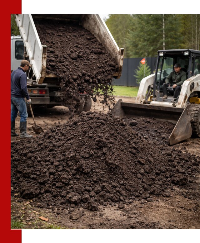 Плодородный грунт с доставкой в Краснотурьинске для садов и огородов