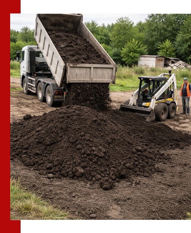 Поставка плодородной земли с доставкой самосвалом в Краснотурьинске