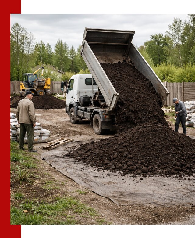 Доставка качественного почвогрунта в Краснотурьинске оптом и в розницу