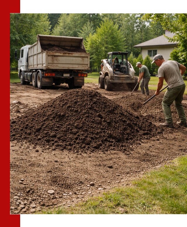 Доставка и укладка грунта для газона в Краснотурьинске
