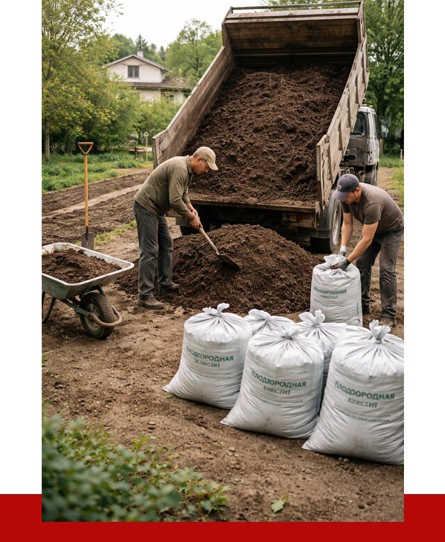 Плодородная смесь в Краснотурьинске от 4466 р./куб с доставкой | ПРОНЕРУДКту