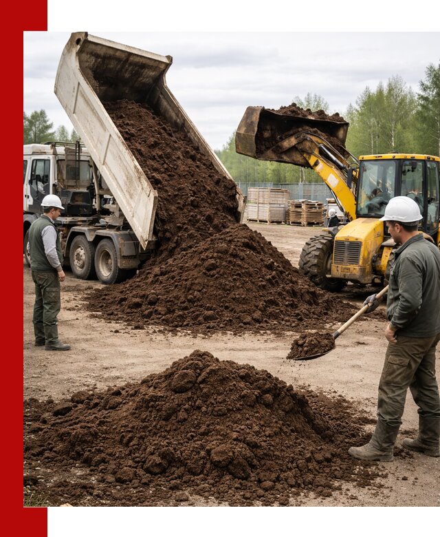 Доставка торфа оптом и в мешках в Краснотурьинске