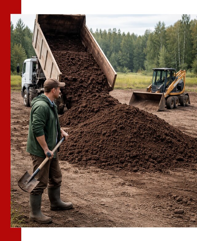 Купить верховой торф с доставкой в Краснотурьинске для садоводства и растений