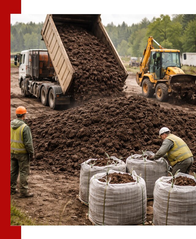 Доставка нейтрального торфа в Краснотурьинске оптом и в розницу