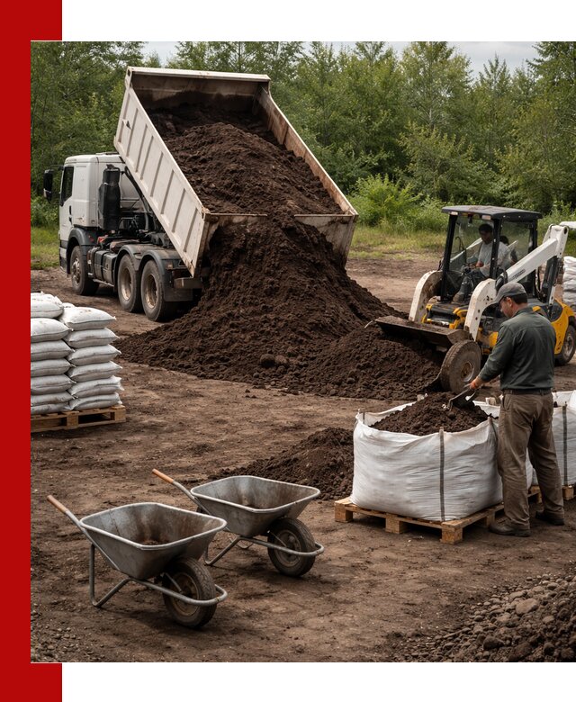 Доставка и продажа торфогрунта в Краснотурьинске оптом и в розницу