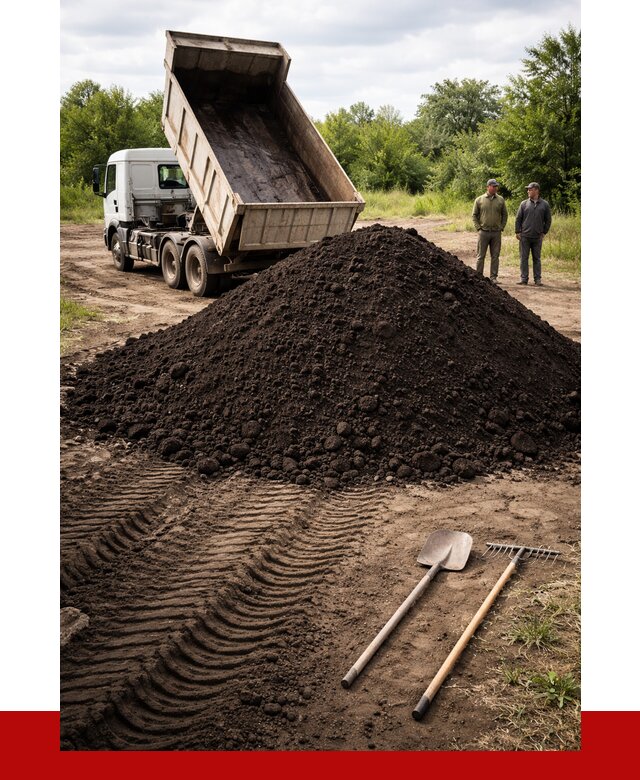 Купить чернозем навалом в Краснотурьинске от 1276 р. за куб | ПРОНЕРУДКту