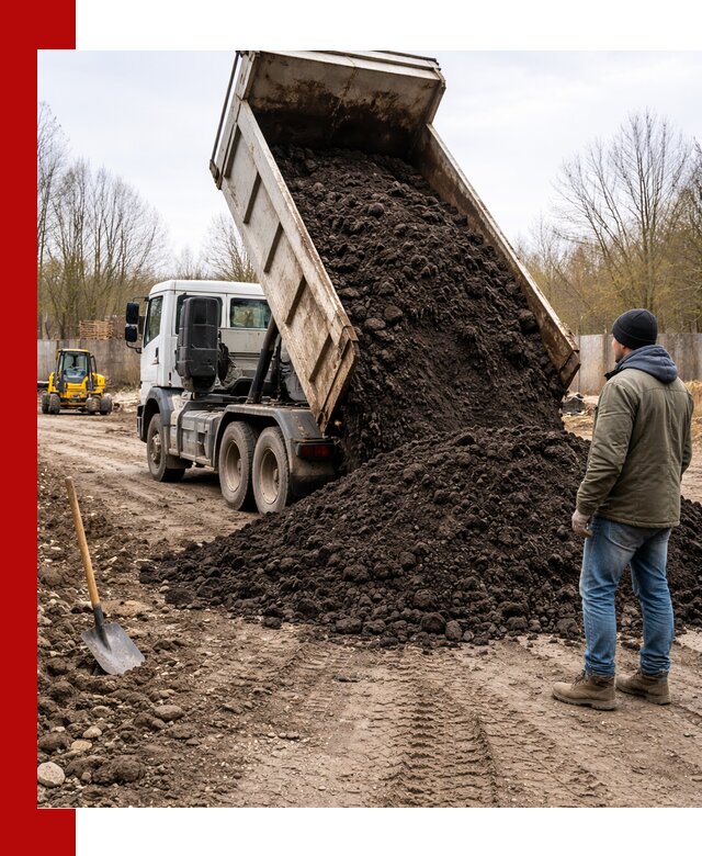 Доставка чернозема навалом в Краснотурьинске быстро и выгодно